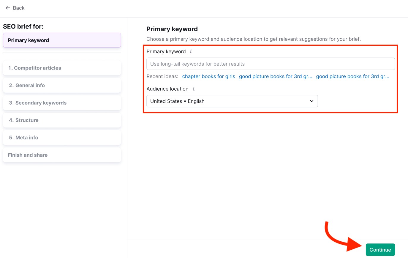 SEO Brief Generator image 2