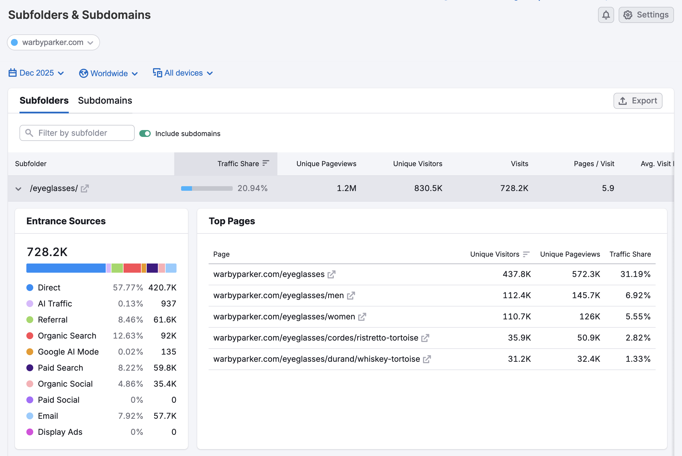 Getting Started with Semrush Traffic & Market image 16